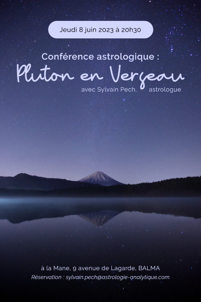 Conférence astrologique : Pluton en Verseau
