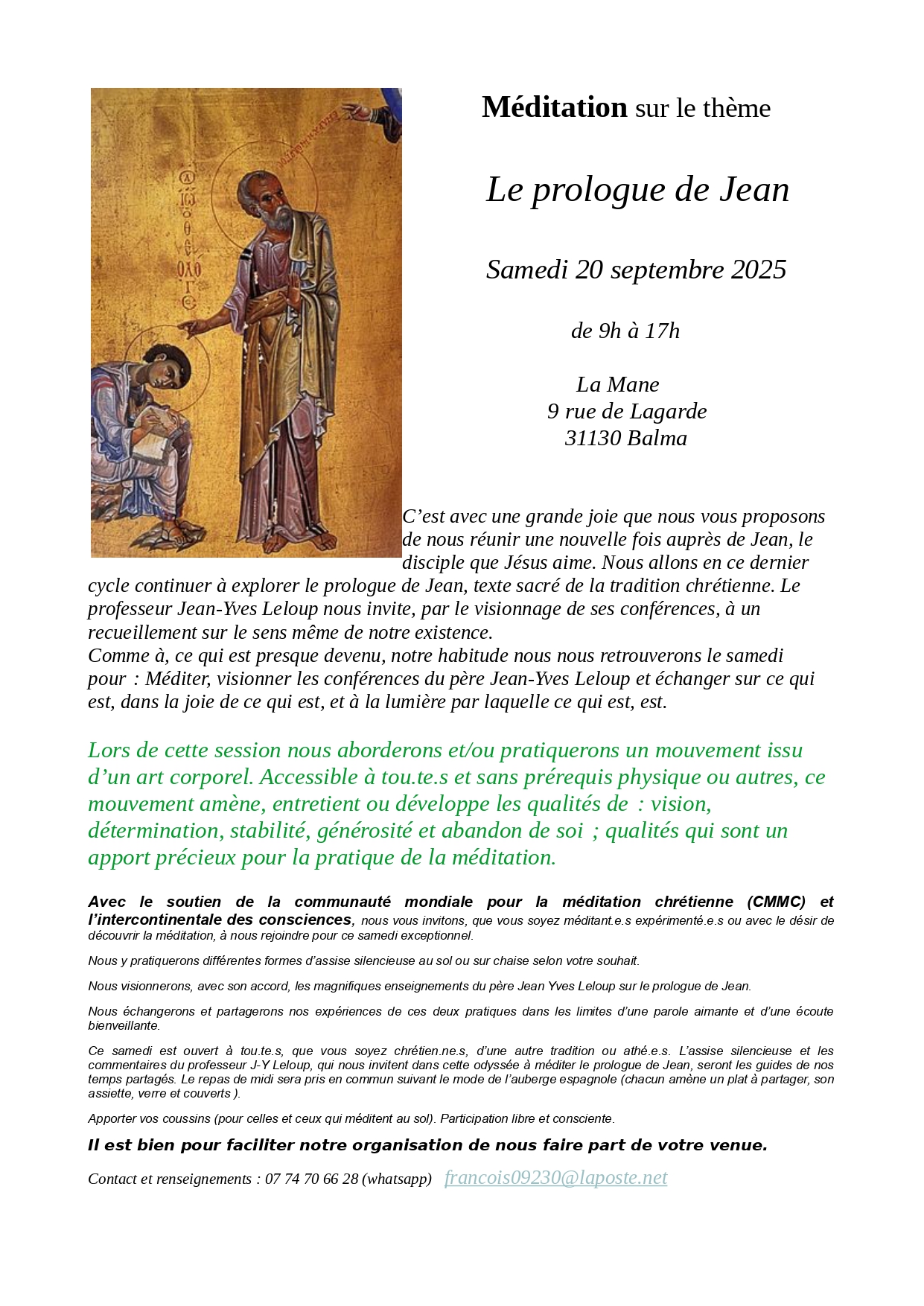 Cercle de Rêves avec maria Sierra