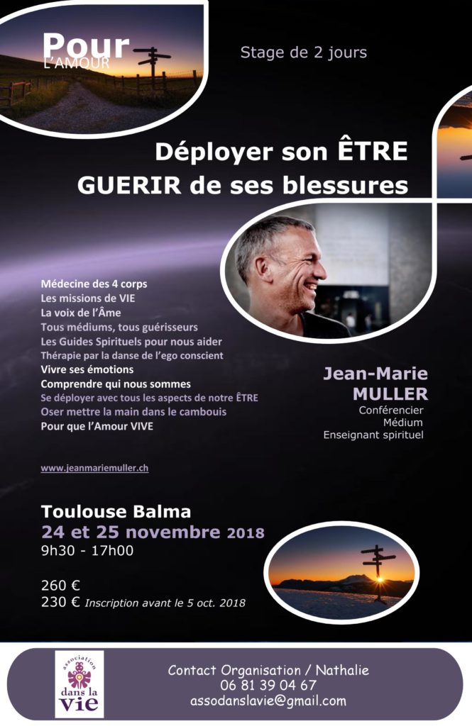 guerir de ses blessures stage novembre balma