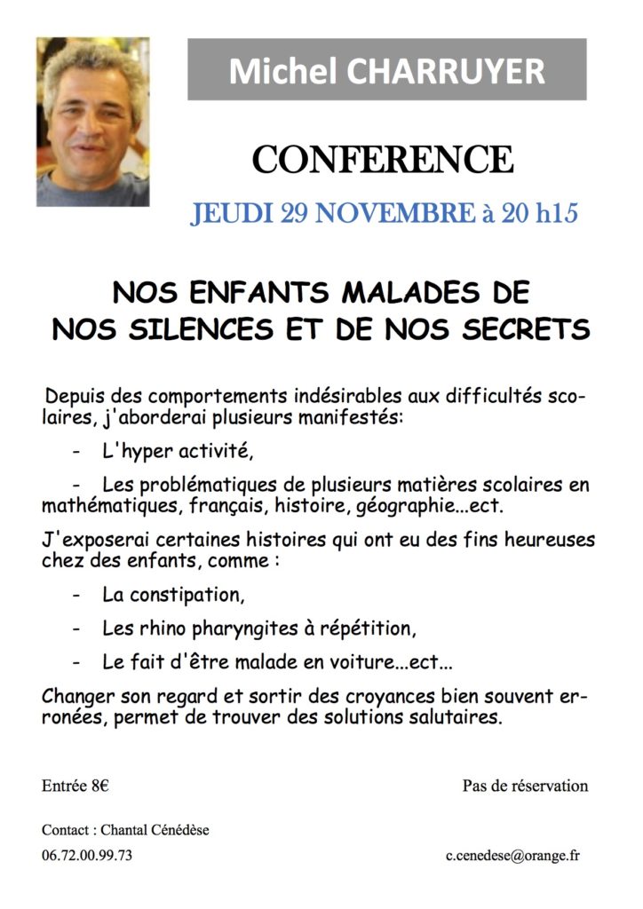 Conférence La MAne Balma Michel Charruyer